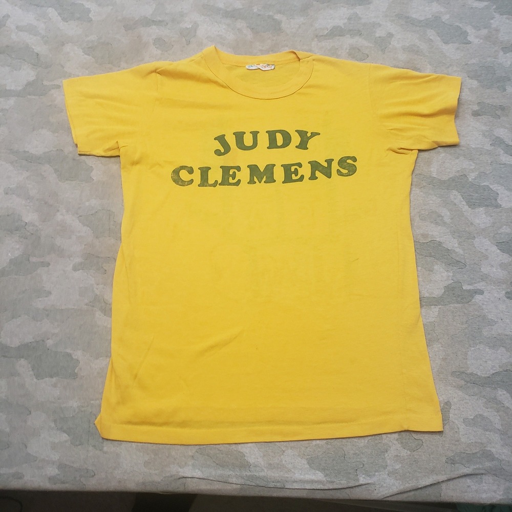 Vintage Girl Scouts Top Womens Small Yellow Scouting Is My Bag Single Stitch